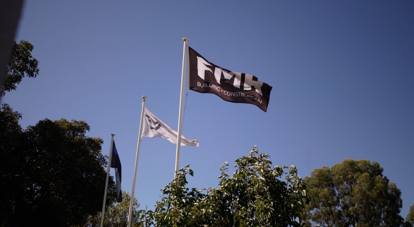 FMR flag flying on site