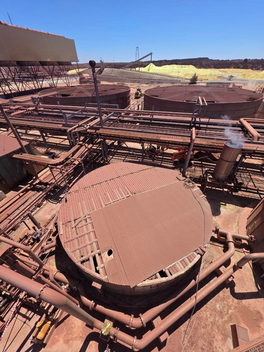 Water Tanks — Roof & Structural Upgrade — Photo 1